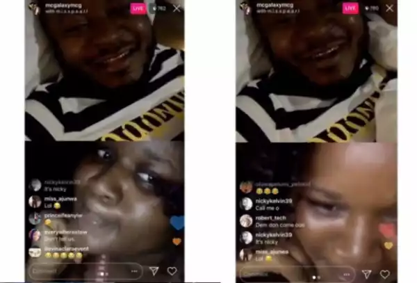 18-Year-Old UNILAG Student Begs MC Galaxy To Strip On His IG Live Video